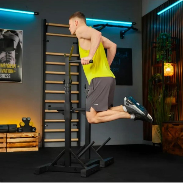 Стійки під штангу Trex Sport TX-100S регульовані з ручками для віджимань