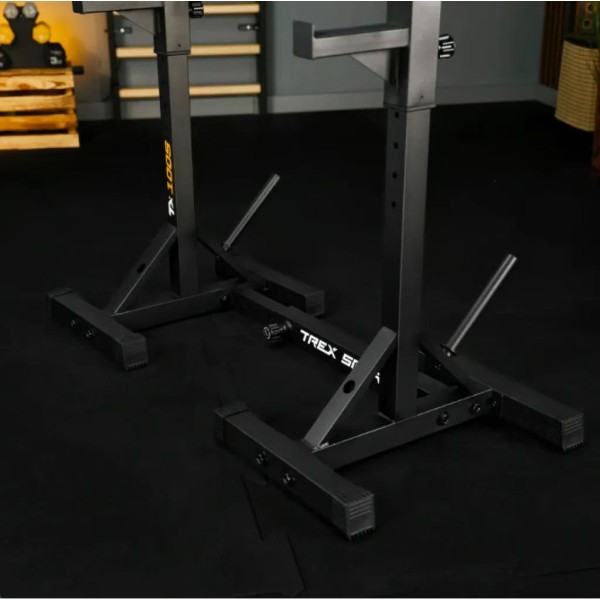 Стійки під штангу Trex Sport TX-100S регульовані з ручками для віджимань