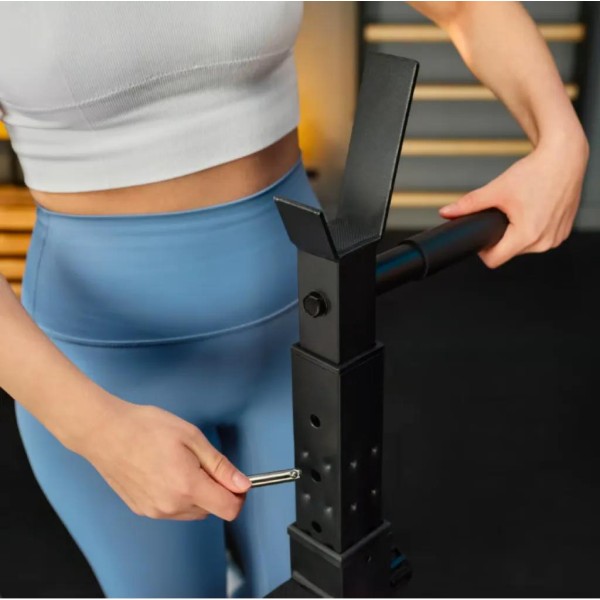 Стійки під штангу Trex Sport TX-100S регульовані з ручками для віджимань