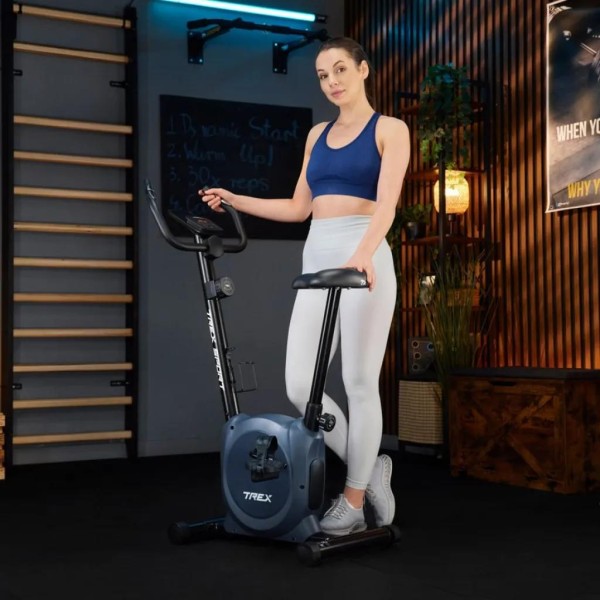 Велотренажер Trex Sport TX-350MB RIZE магнітний синій