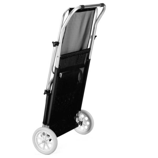 Шезлонг лежак Outtec Sun з дашком чорний