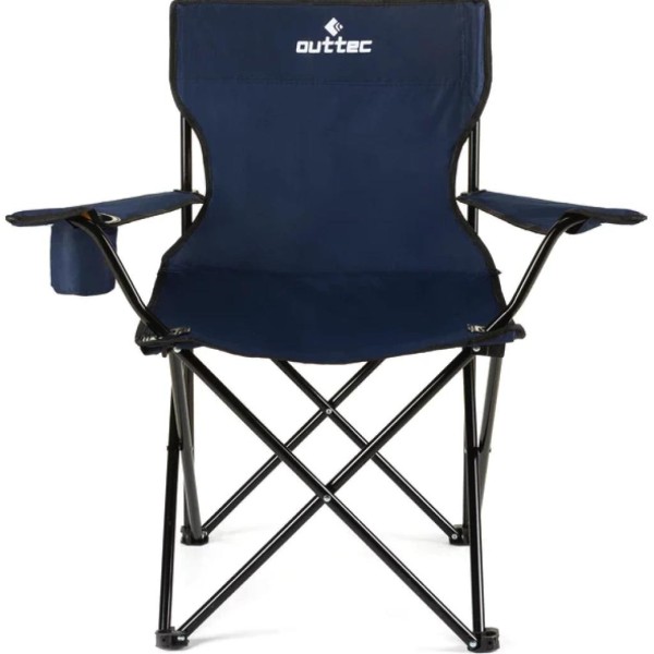 Крісло туристичне розкладне Outtec з чохлом синій