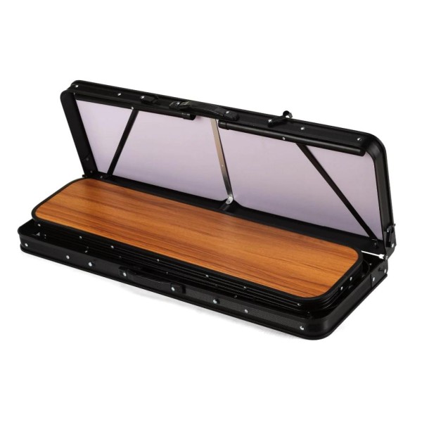 Стіл туристичний розкладний Outtec + 2 лавки коричневий