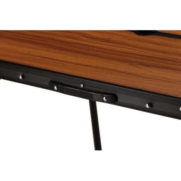 Стіл туристичний розкладний Outtec + 2 лавки коричневий