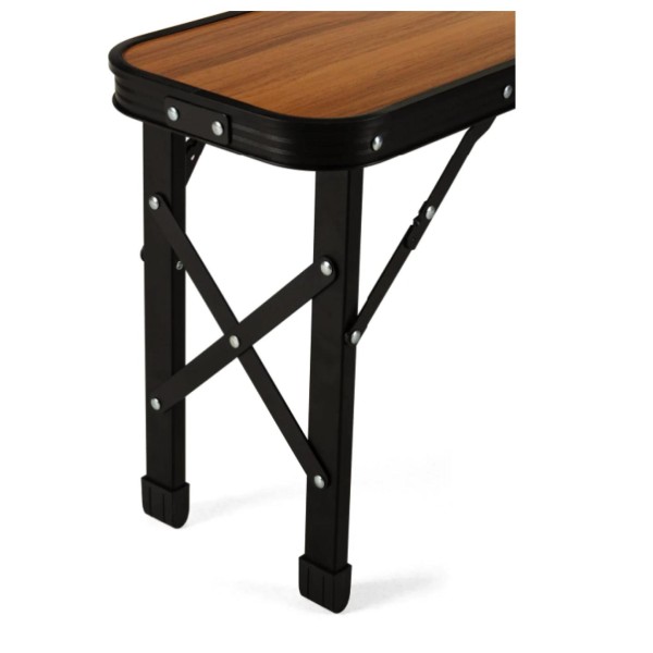 Стіл туристичний розкладний Outtec + 2 лавки коричневий