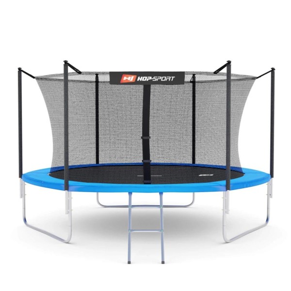 Батут Hop-Sport 10ft (305cm) синій з внутрішньою сіткою