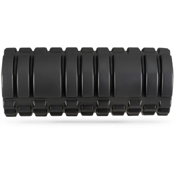 Масажний ролик Gymtek для йоги та фітнесу EVA 33*14см чорний