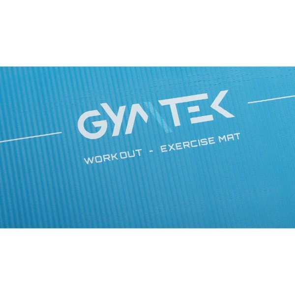 Килимок (мат) для фітнесу та йоги Gymtek NBR 1,5 см голубий