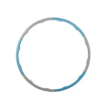 Хулахуп Gymtek з масажером 100см синьо-сірий