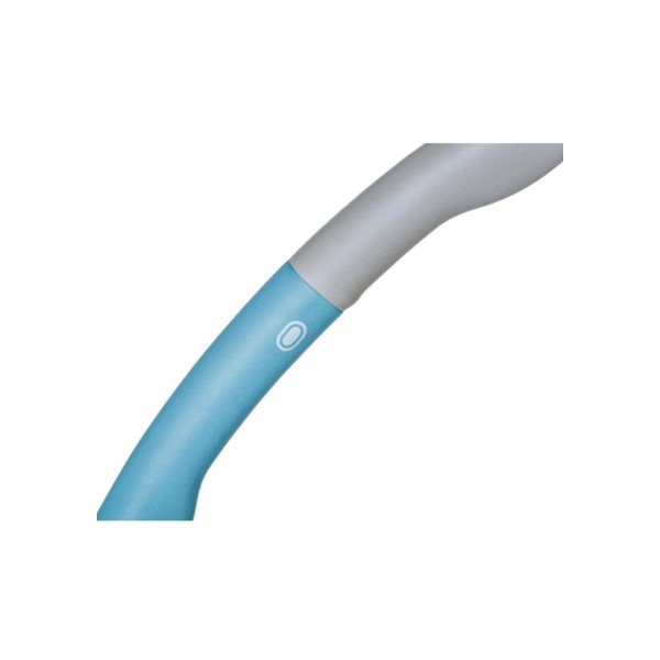 Хулахуп Gymtek з масажером 100см синьо-сірий