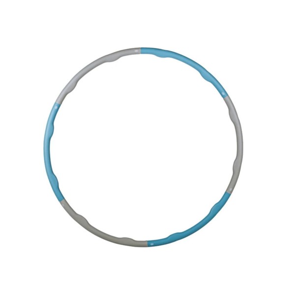 Хулахуп Gymtek з масажером 100см синьо-сірий