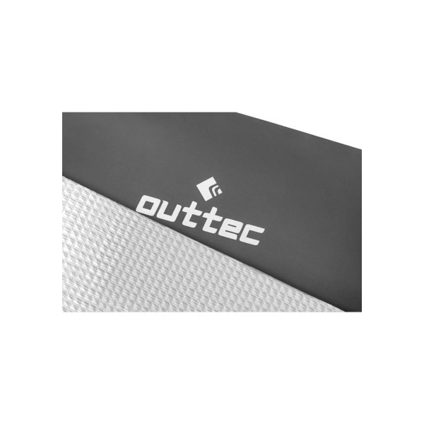 Килимок туристичний фольгований Outtec EVA 1 см чорний