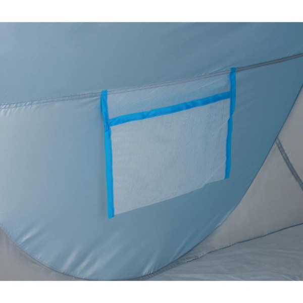 Саморозкладний намет-тент Outtec з блискавкою голубий