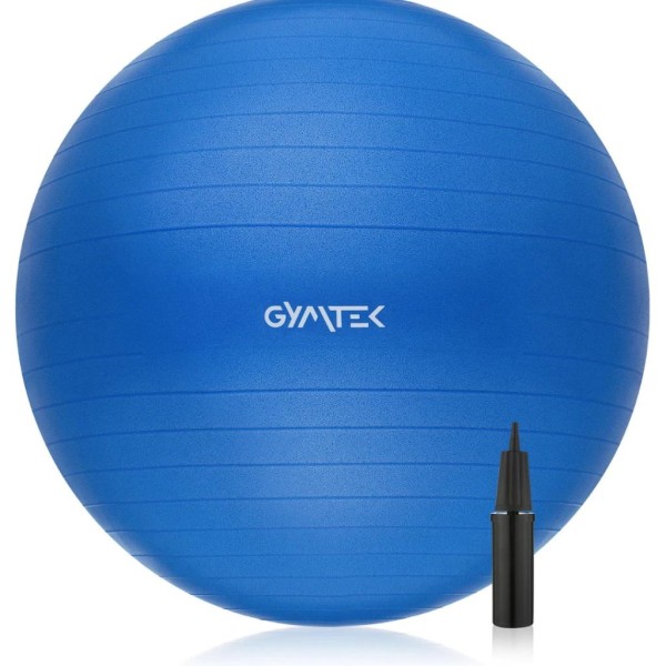 Фітбол Gymtek 65 см синій + насос