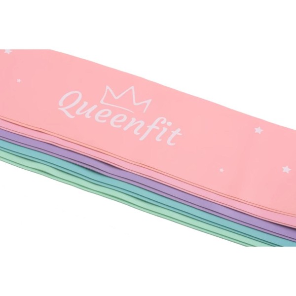 Набір резинок для фітнесу Queenfit 0,5-30 кг Q-66109