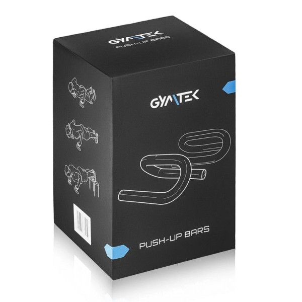 Упори для віджимань Gymtek скручені чорні