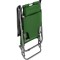 Шезлонг лежак Outtec розкладний зелений