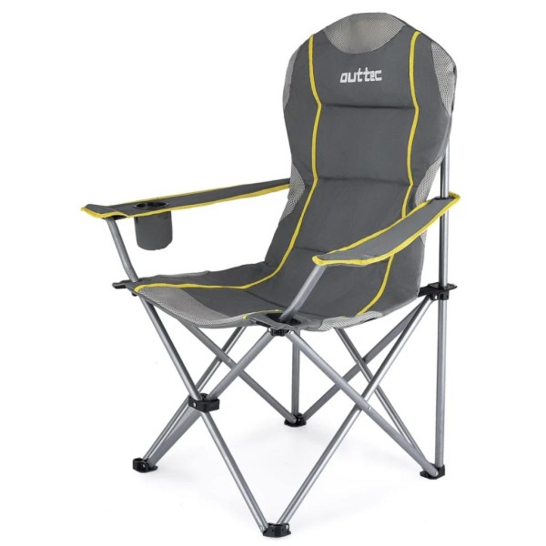 Крісло туристичне розкладне Outtec з чохлом сірий