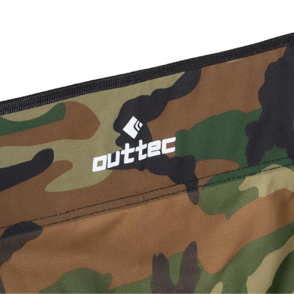 Стілець туристичний Outtec Sun Moro складаний з дашком камуфляж