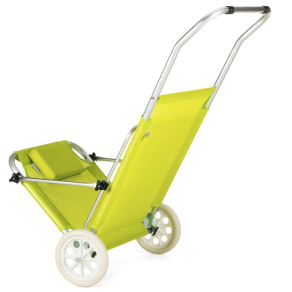 Шезлонг лежак Outtec Sun з дашком жовтий