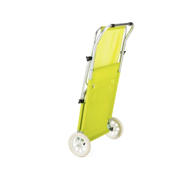 Шезлонг лежак Outtec Sun з дашком жовтий