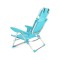 Пляжне крісло-лежак Outtec розкладне з підголівником бірюза