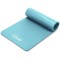 Килимок (мат) для фітнесу та йоги Gymtek NBR 1 см бірюза