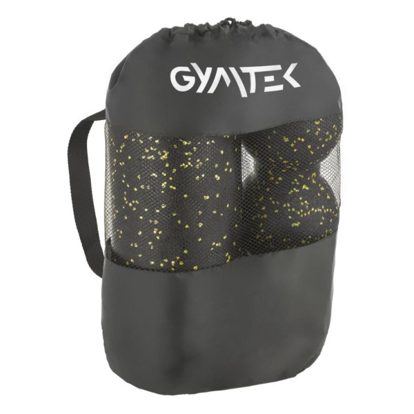 Набір масажерів Gymtek для йоги та фітнесу EPP чорно-жовтий