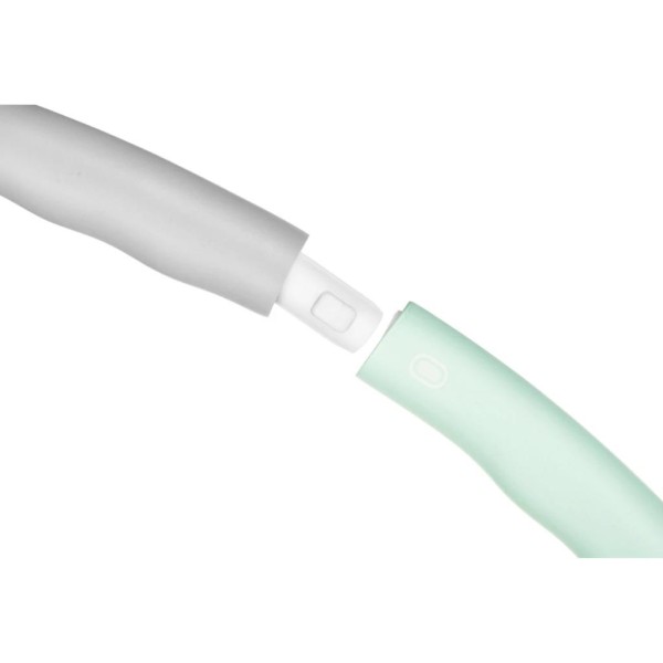 Хулахуп Gymtek з масажером 100 см салатово-сірий