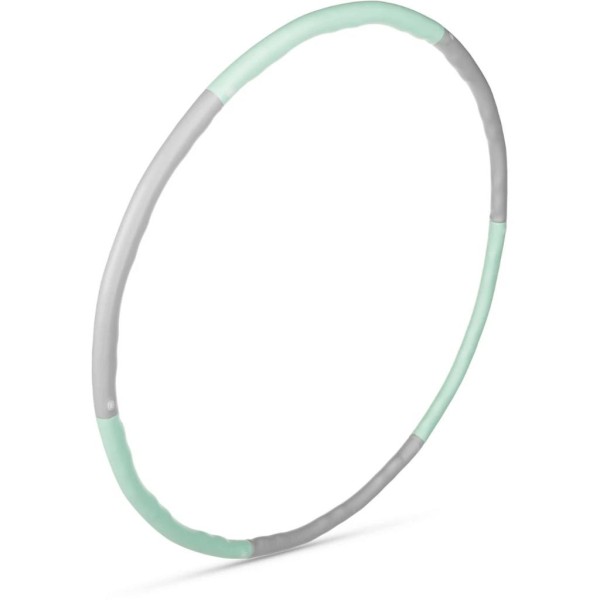 Хулахуп Gymtek з масажером 100 см салатово-сірий