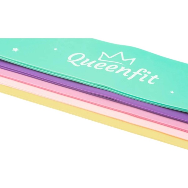 Набір резинок для фітнесу Queenfit 0,5-30 кг Q-66435
