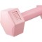 Гантелі для фітнесу композитні Gymtek 2х1кг рожевий