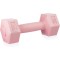 Гантелі для фітнесу композитні Gymtek 2х1кг рожевий