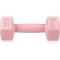 Гантелі для фітнесу композитні Gymtek 2х1кг рожевий