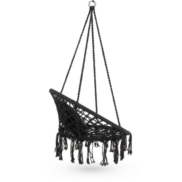 Садова гойдалка Boho Outtec XXL чорний