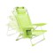 Пляжне крісло-лежак Outtec розкладне з підголівником салатовий