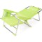Пляжне крісло-лежак Outtec розкладне з підголівником салатовий