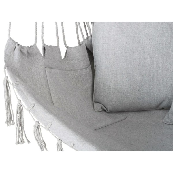 Бразильське крісло - гамак Outtec Boho XXL сірий