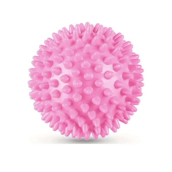 Набір масажних м'ячів Gymtek 70 мм 2 шт твердий/м'який сіро-рожевий