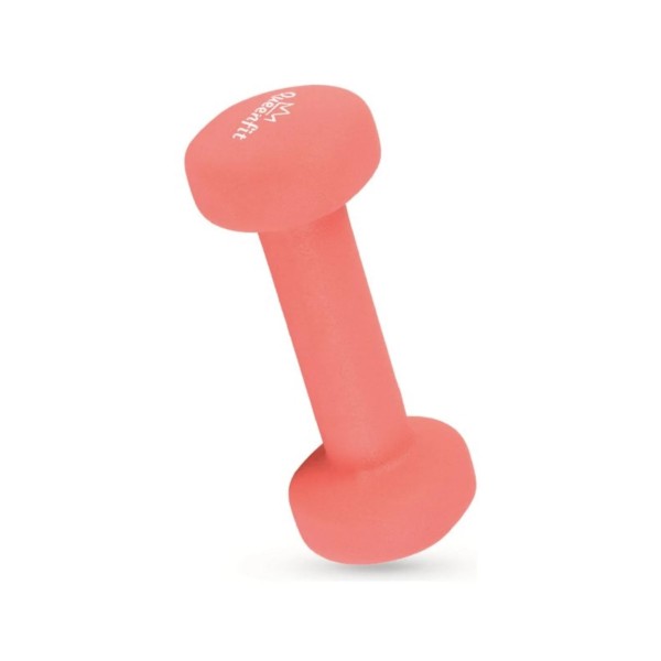 Гантелі для фітнесу неопренові Queenfit 2х0,5кг рожевий