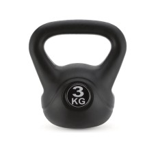 Гиря вінілова Gymtek 3кг чорний