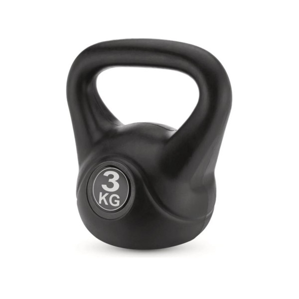 Гиря вінілова Gymtek 3 кг чорний