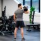 Гиря вінілова Gymtek 12 кг чорний