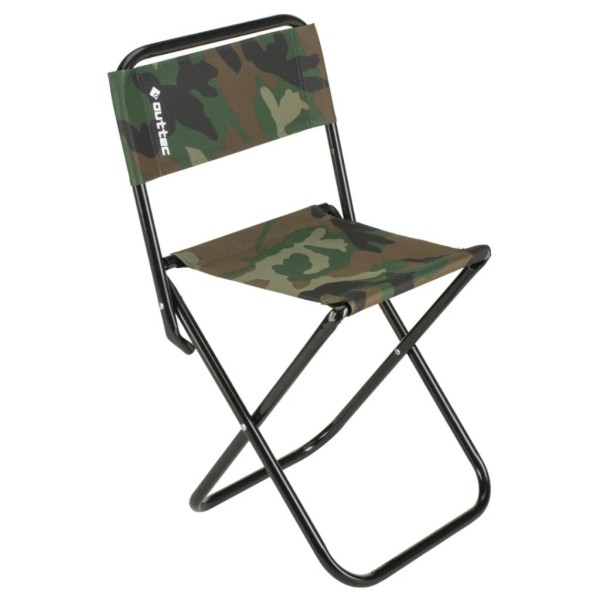 Стілець туристичний Outtec Moro складаний зі спинкою камуфляжСтілець туристичний зі спинкою Outtec Moro складаний камуфляж