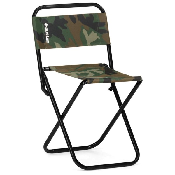 Стілець туристичний Outtec Moro складаний зі спинкою камуфляжСтілець туристичний зі спинкою Outtec Moro складаний камуфляж