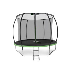 Батут Outtec Premium 8ft (252см) чорно-зелений з внутрішньою сіткою