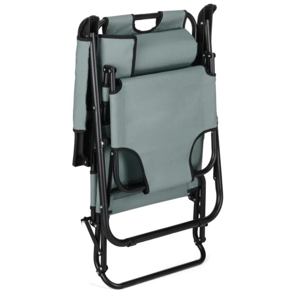 Шезлонг лежак Outtec розкладний графіт