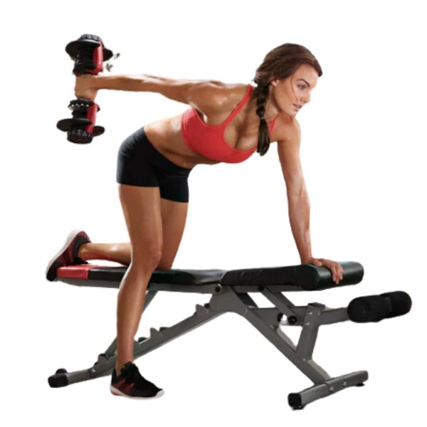 Гантель розбірна регульована Gymtek 2,5-24кг червоний