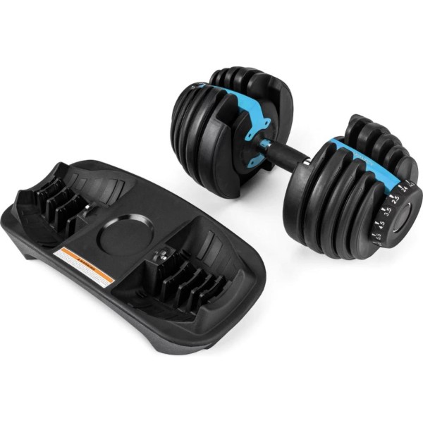 Гантель розбірна регульована Gymtek 2,5-24кг синій