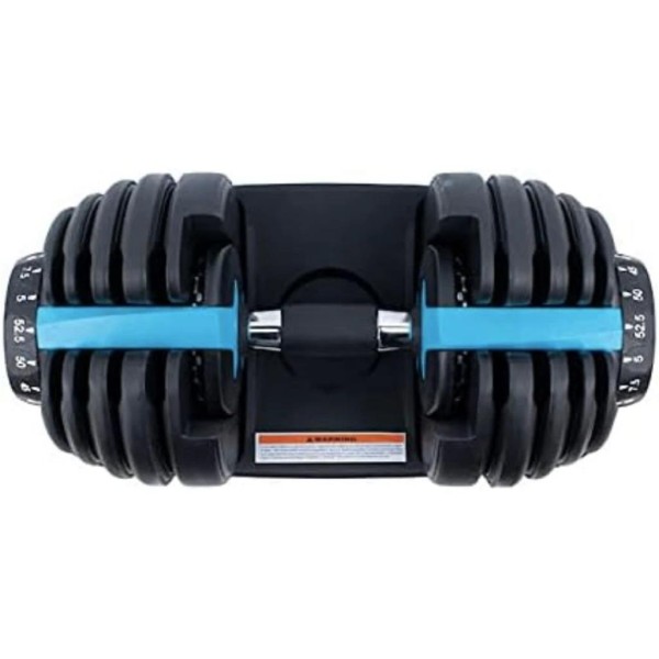 Гантель розбірна регульована Gymtek 2,5-24кг синій